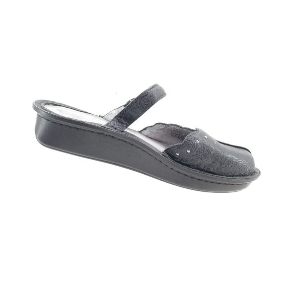 Alegria Pg Lite Womens Mary Jane Clogs Size 36 Wide Black Slip On 6-6.5 tus-521 - Picture 4 of 7